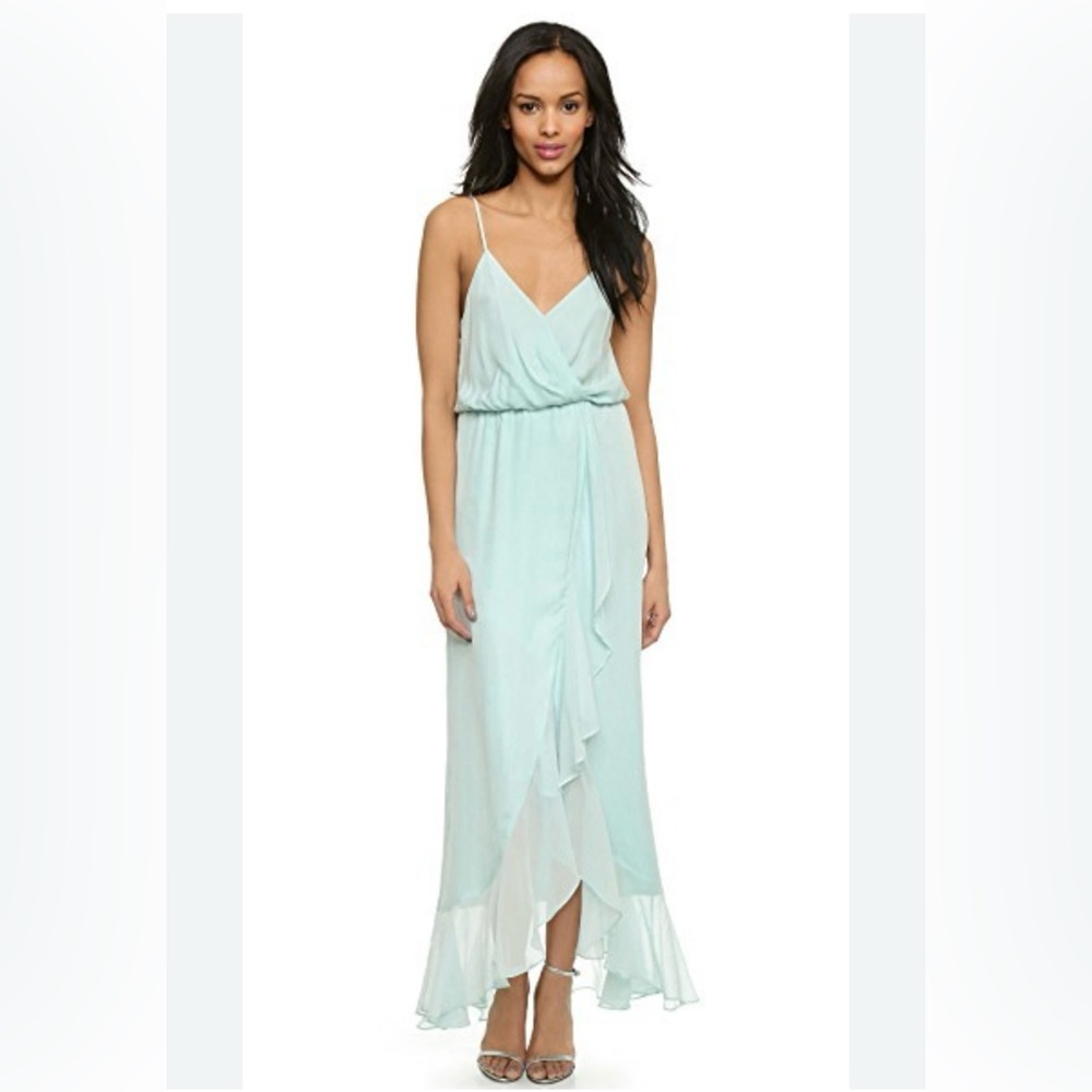 Elegant Light Blue Maxi Dress- Parker